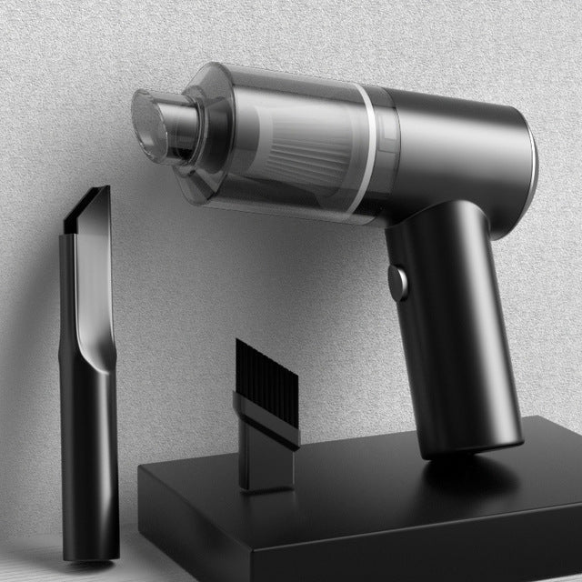 Kabelloser Akku-Staubsauger 3-in-1 | Kompakter Handstaubsauger mit Saug- und Blasfunktion für Auto und Haushalt