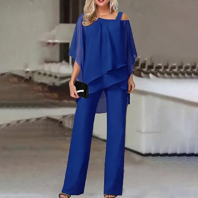 Wilma | Elegantes schulterfreies Design Zweiteiliges Set für Damen