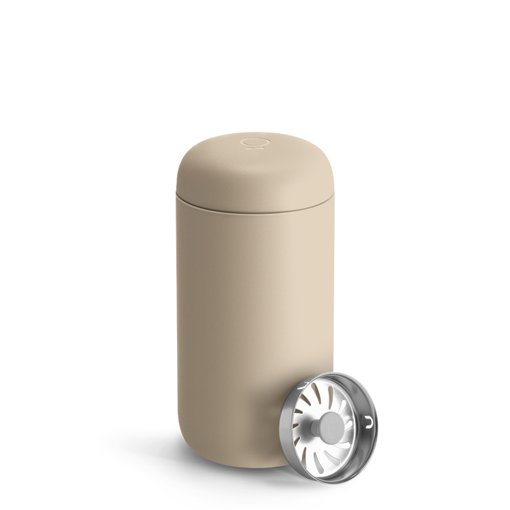 Thermobecher 437 ml | Edelstahl-Isolierbecher mit Spritzschutz und BPA-freiem Deckel für unterwegs