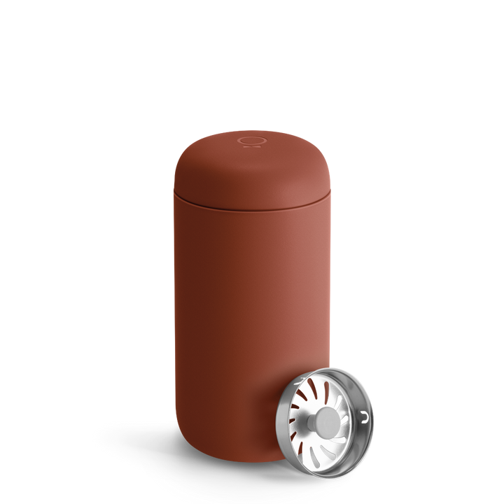 Thermobecher 437 ml | Edelstahl-Isolierbecher mit Spritzschutz und BPA-freiem Deckel für unterwegs