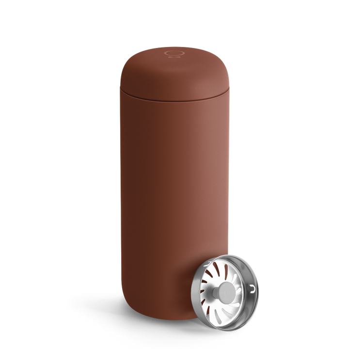 Thermobecher 437 ml | Edelstahl-Isolierbecher mit Spritzschutz und BPA-freiem Deckel für unterwegs