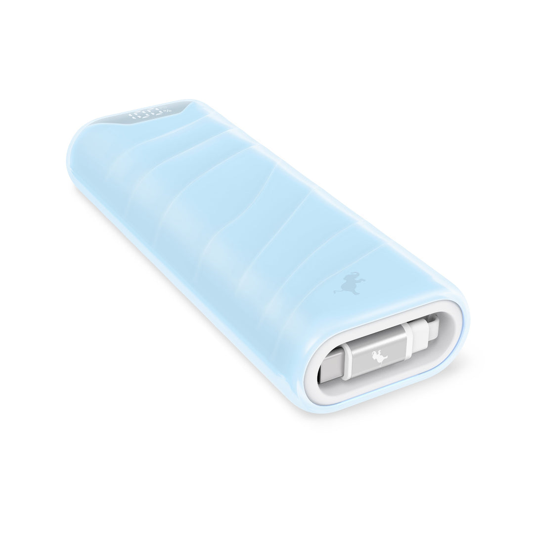 Powerbank 10.000 mAh | Kompakte USB-C-Powerbank mit integriertem, einziehbarem Ladekabel