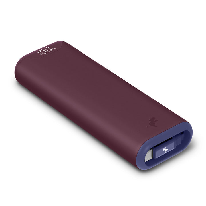 Powerbank 10.000 mAh | Kompakte USB-C-Powerbank mit integriertem, einziehbarem Ladekabel