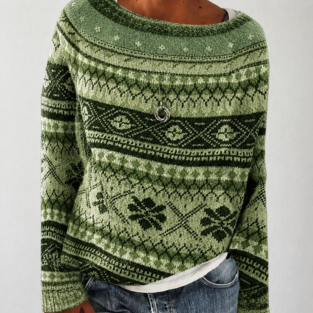 Damen Strickpullover | Winterpullover mit Rundhalsausschnitt und weicher Baumwollmischung
