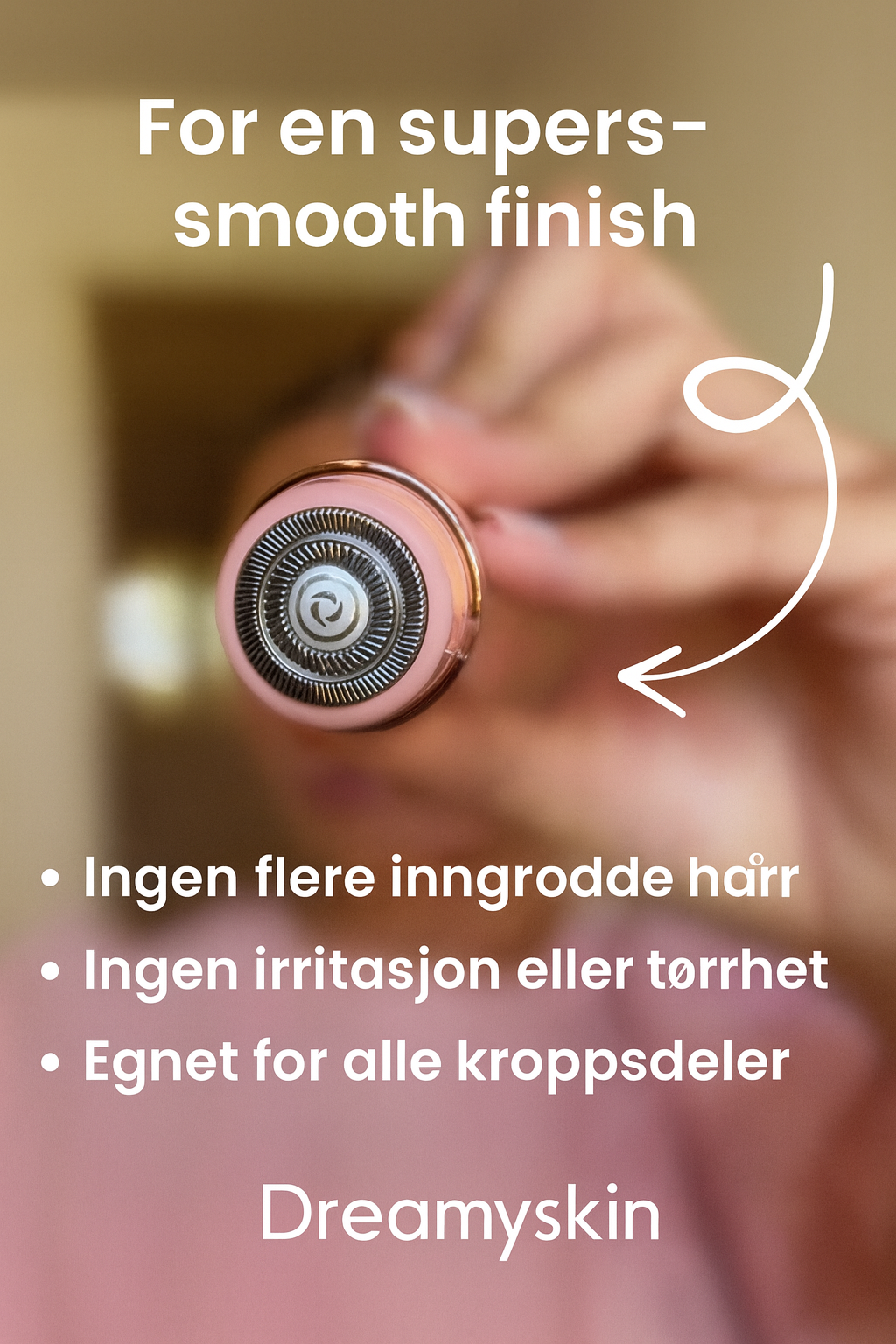 SilkGlide Intimrasierer mit Schwebefolie | Sanfte Rasur für Bikini &amp; Achseln | Nass/Trocken IPX7, USB-C, 60 Min Laufzeit