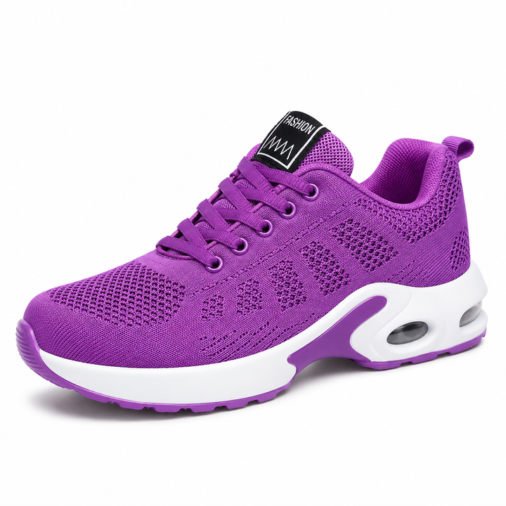 Damen Orthopädische Sneaker mit Mesh | Leicht &amp; atmungsaktiv | Stoßdämpfung &amp; ergonomische Sohle | Für Alltag &amp; Sport