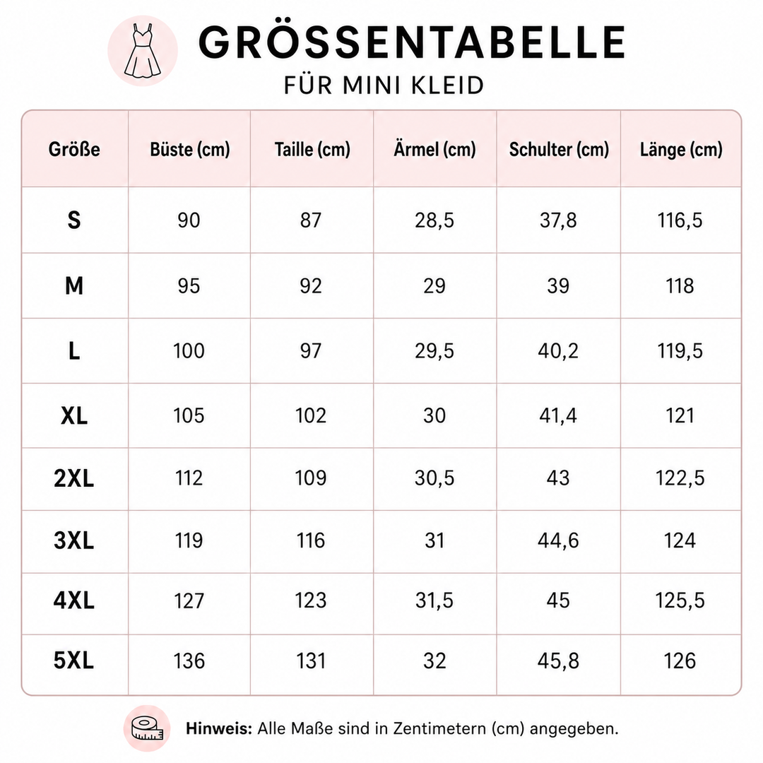 Vestito da donna al ginocchio | Stampa unica e vestibilità comoda | Taglie S–5XL