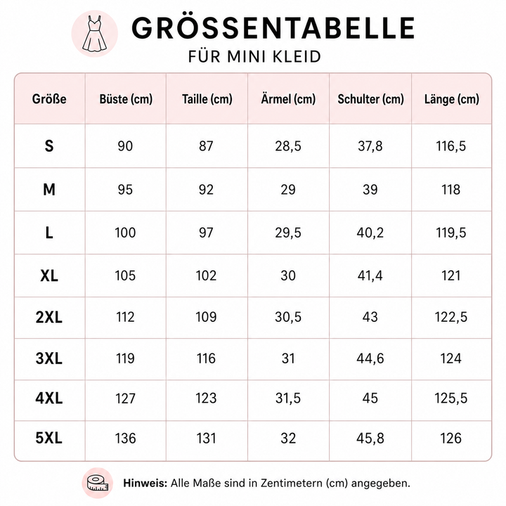 Vestito da donna al ginocchio | Stampa unica e vestibilità comoda | Taglie S–5XL