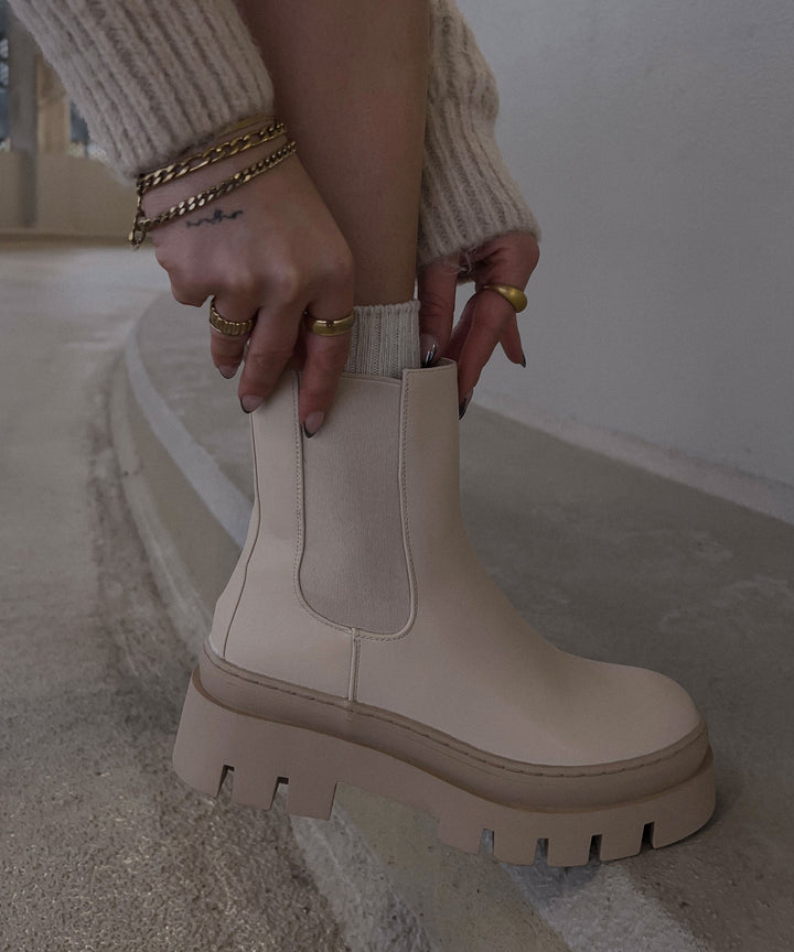 Chelsea Boots Damen | Kurze Boots mit leichtem Futter