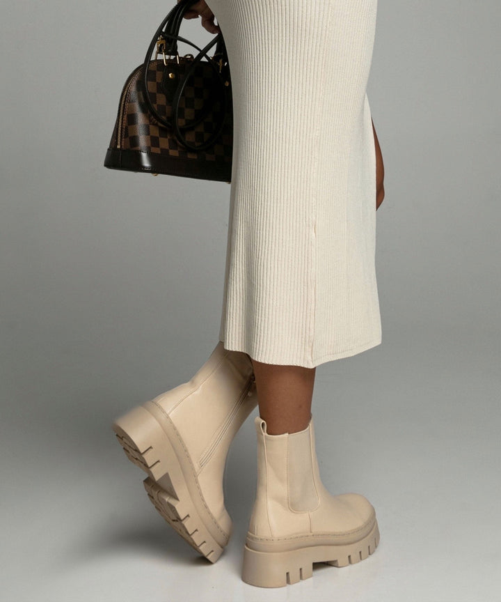 Chelsea Boots Damen | Kurze Boots mit leichtem Futter