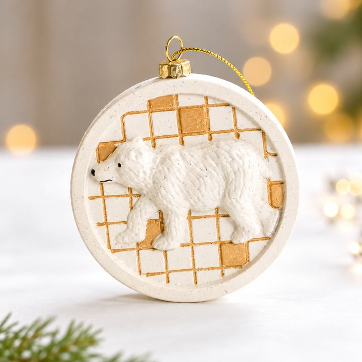 Weihnachtsanhänger | Christbaumschmuck mit verschiedenen Wintermotiven, Aufhängeschlaufe und dekorativen Details für festliche Weihnachtsdeko