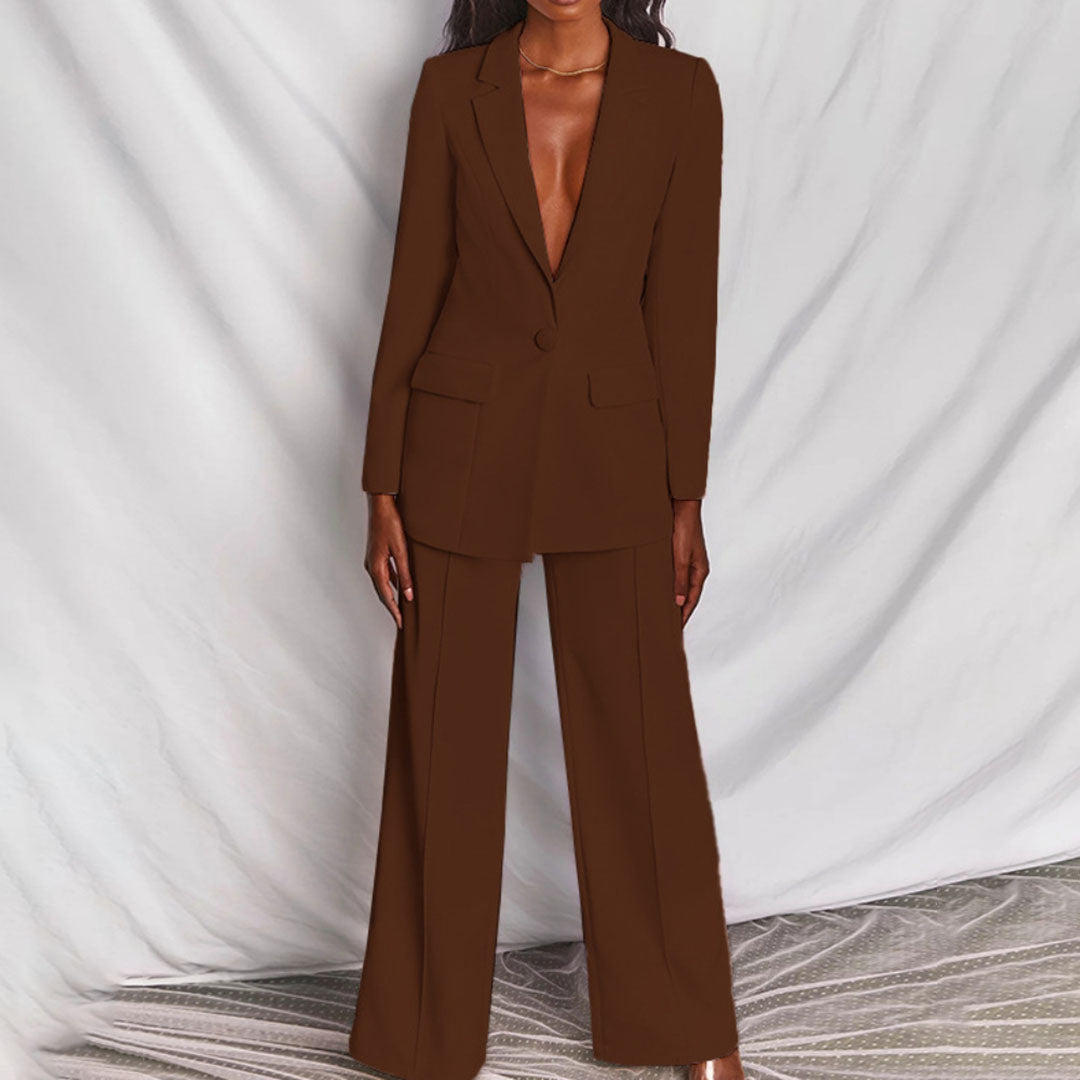 Blakely™ elegant blazer and pants set