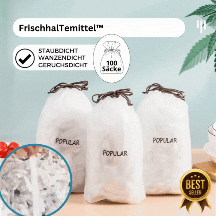 Conservateur alimentaire FrischhalTemittel™ facile à utiliser (100 sachets)