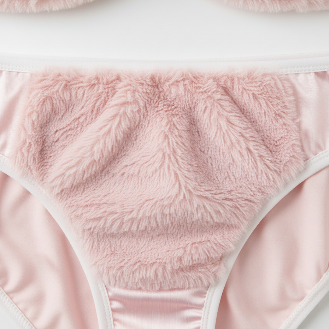 Pehmeä stretch-plush alusvaatesetti naisille | Ei kaaritukea, mukava &amp; imarteleva | Talveen sopiva kodikas ilme | M-XL | 6 mallia