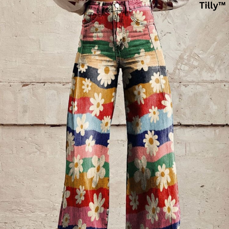 Pantalon élégant Tilly™ avec motif floral