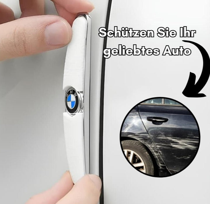 Autoschutzschild gegen Parkdellen | Tür- &amp; Stoßfängerschutz selbstklebend | Lackschonend &amp; flexibel | Universal-Passform