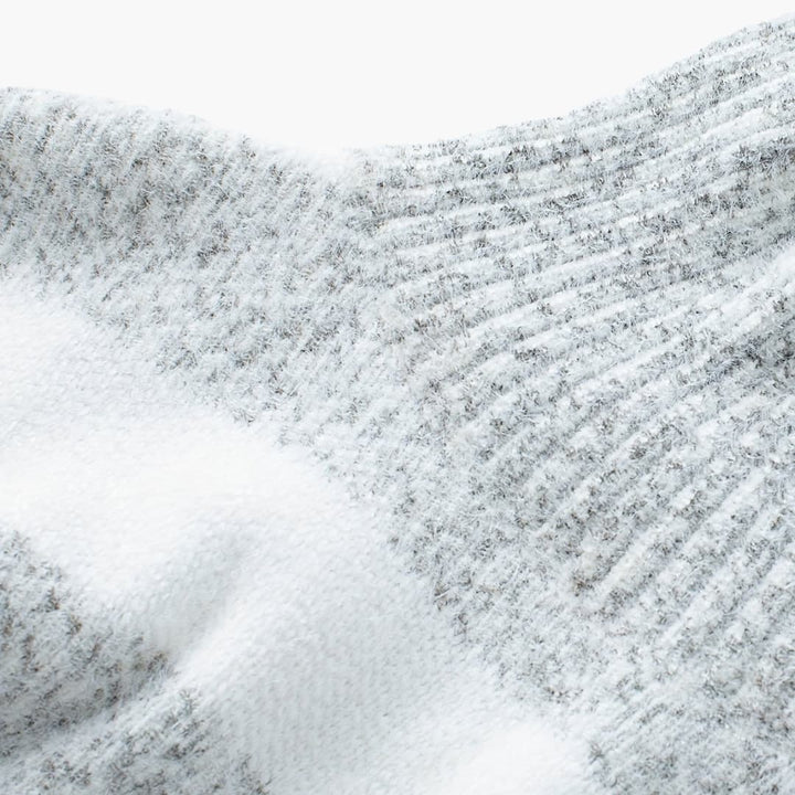 Damen Rollkragenpullover | Gestreifter Strickpullover mit langen Ärmeln, gerippten Bündchen und hüftlangem Schnitt für den Alltag