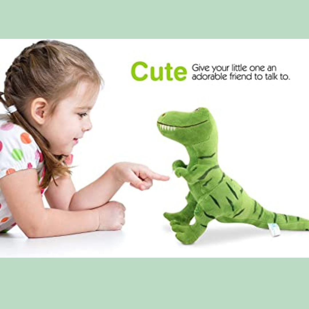 Dinosaurier Kuscheltier | Weicher T-Rex Plüschdino zum Kuscheln, Spielen und als Schlafbegleiter für Kinder