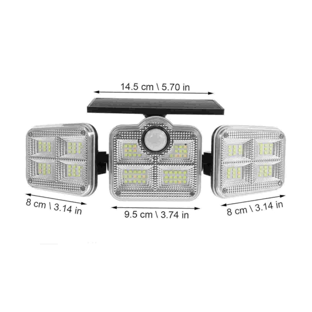 Solárny LED reflektor s pohybovým senzorom | Výkon 200W | Odolný voči poveternostným vplyvom