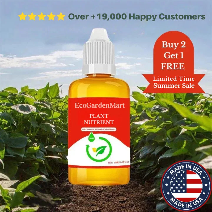 Natural plant growth booster | Enzymes &amp; plant extracts for roots &amp; foliage | For houseplants, vegetables &amp; flowers