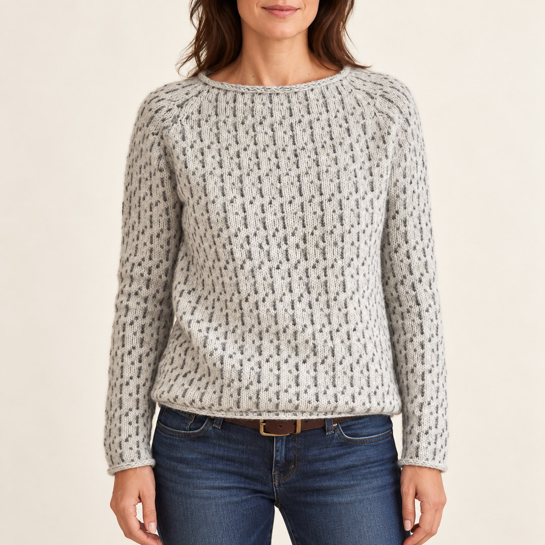 Damen Strickpullover mit lockerer Passform | Bequemer Pullover mit dezenter Strickstruktur für Alltag, Büro und Freizeit