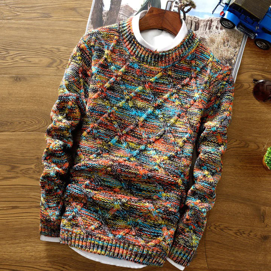 Herren Grobstrick Winterpullover | Warmer Pullover mit bequemem Schnitt für Alltag, Büro, Freizeit und festliche Anlässe