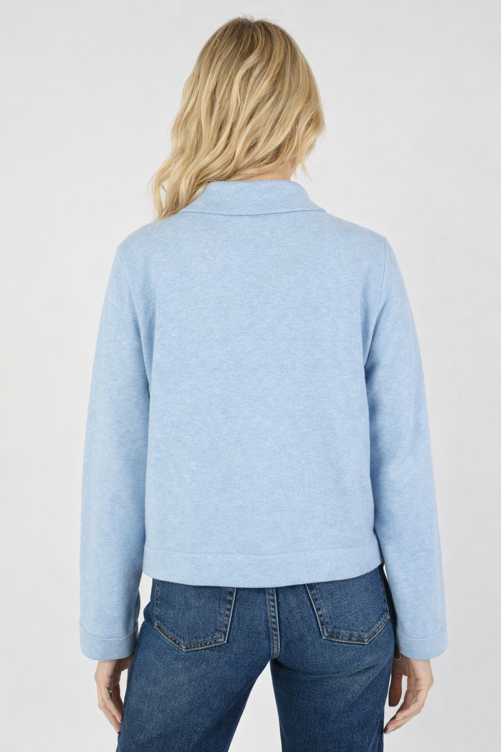 Damen Strickjacke mit Kragen | Weiche Strickjacke mit Knopfleiste &amp; Fronttaschen | Elegante Cardigan