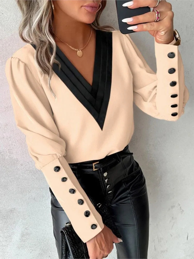 Wilhelmina | Top da donna con scollo a V