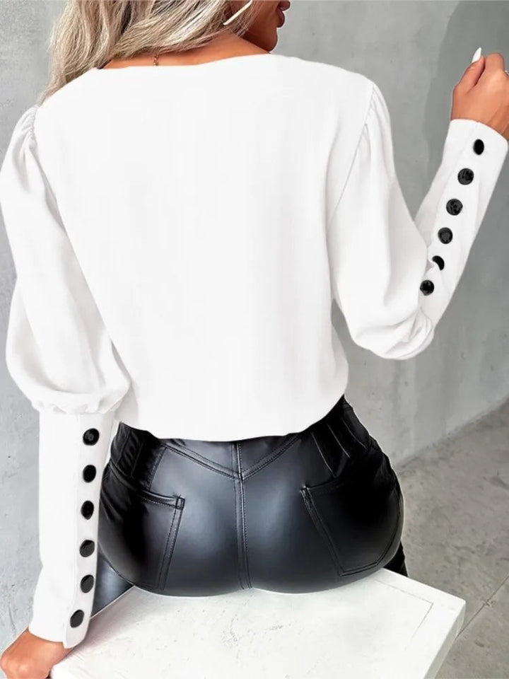 Wilhelmina | Top da donna con scollo a V