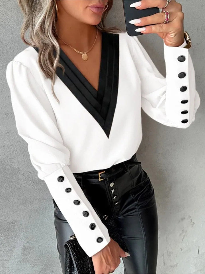 Wilhelmina | Top da donna con scollo a V