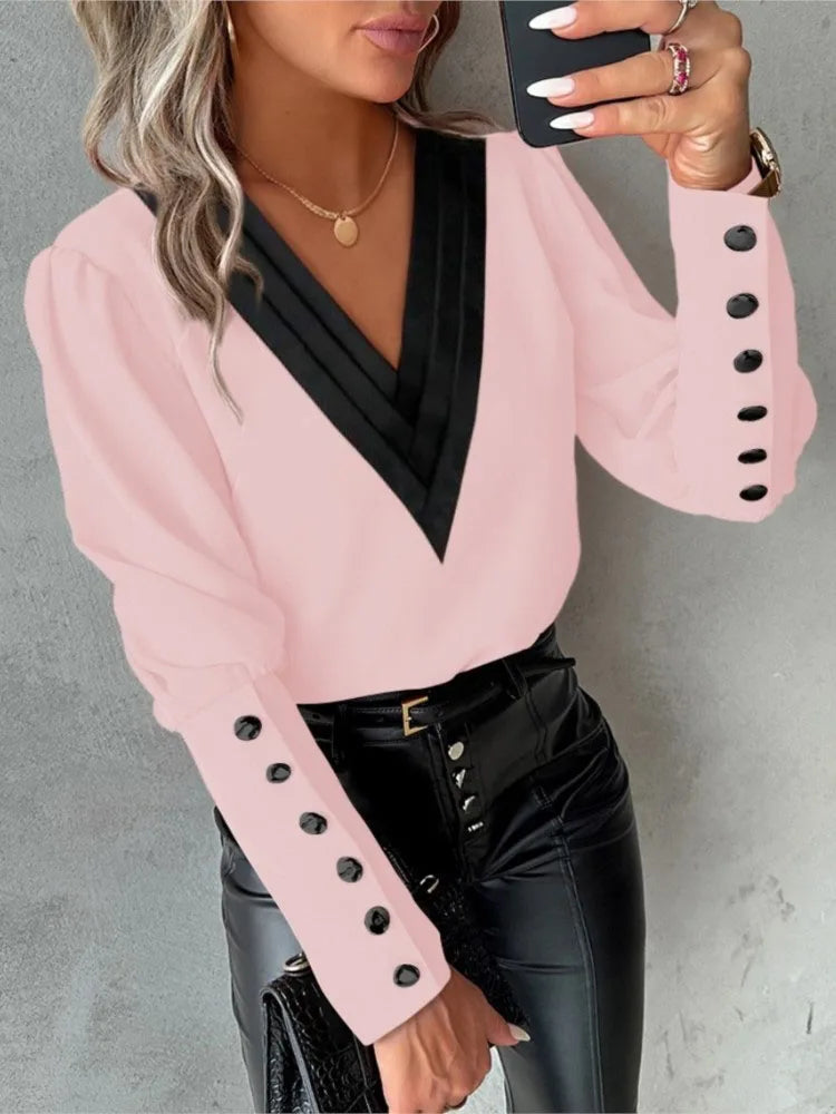 Wilhelmina | Top da donna con scollo a V
