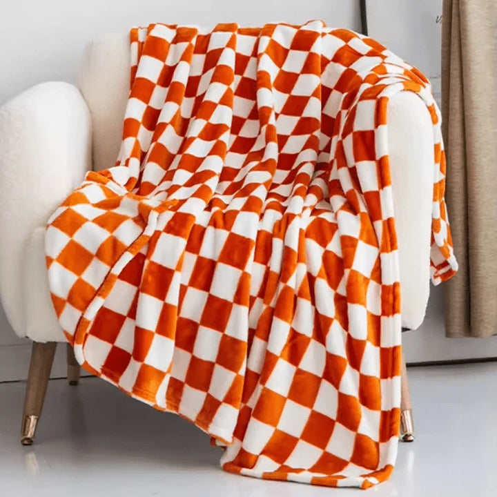 Flanell-Fleece-Decke | Weiche atmungsaktive Kuscheldecke mit Anti-Pilling, 70 × 100 cm