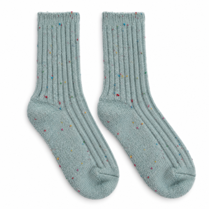 Wollsocken | Einfarbige Socken aus reiner Schurwolle für warme Füße zu Hause