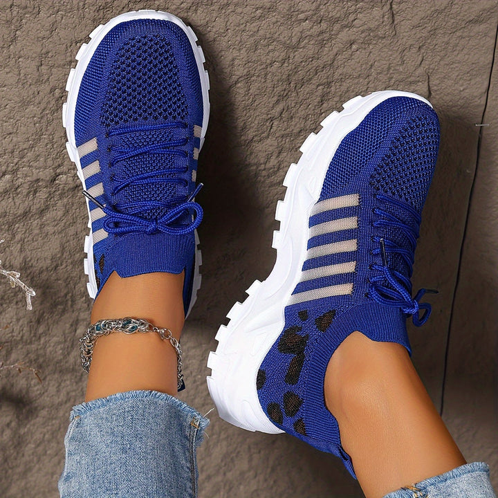 Damen Orthopädie-Sneaker mit breiter Zehenbox | Leichtes Mesh &amp; stoßdämpfende Sohle | Rutschfest für Alltag &amp; lange Wege