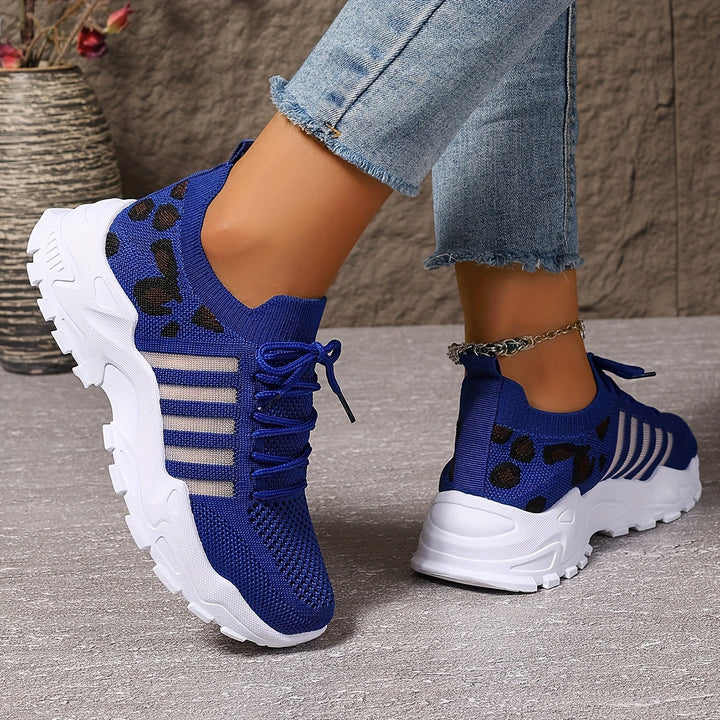 Damen Orthopädie-Sneaker mit breiter Zehenbox | Leichtes Mesh &amp; stoßdämpfende Sohle | Rutschfest für Alltag &amp; lange Wege