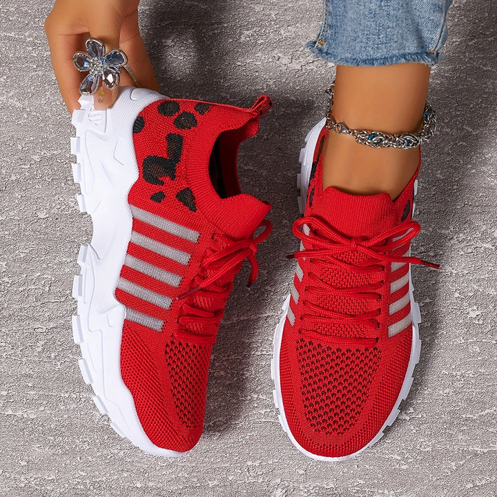Damen Orthopädie-Sneaker mit breiter Zehenbox | Leichtes Mesh &amp; stoßdämpfende Sohle | Rutschfest für Alltag &amp; lange Wege