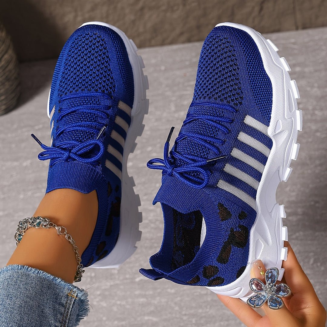 Damen Orthopädie-Sneaker mit breiter Zehenbox | Leichtes Mesh &amp; stoßdämpfende Sohle | Rutschfest für Alltag &amp; lange Wege