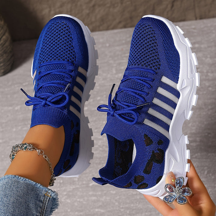 Damen Orthopädie-Sneaker mit breiter Zehenbox | Leichtes Mesh &amp; stoßdämpfende Sohle | Rutschfest für Alltag &amp; lange Wege