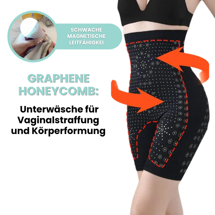 Detox Körperanzug mit Graphenfaser | Wärmezirkulation &amp; Komfort-Passform | Unterstützt Wohlbefinden, Lymphfluss &amp; Silhouette