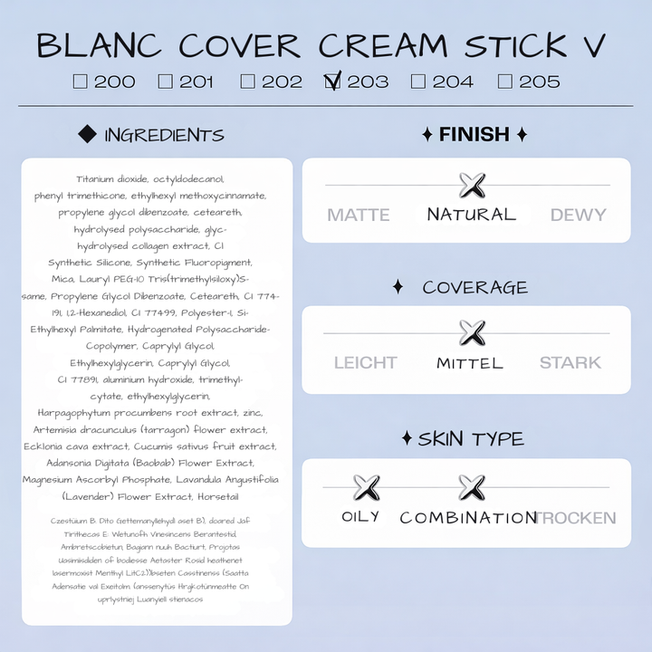Foundation Stick Color-Adaptive &amp; Moisturizing | Makeup Stick with Integrated Brush | Natural Even Complexion | ElaraGlow