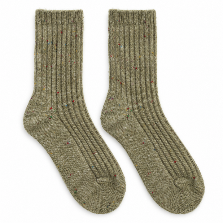 Wollsocken | Einfarbige Socken aus reiner Schurwolle für warme Füße zu Hause