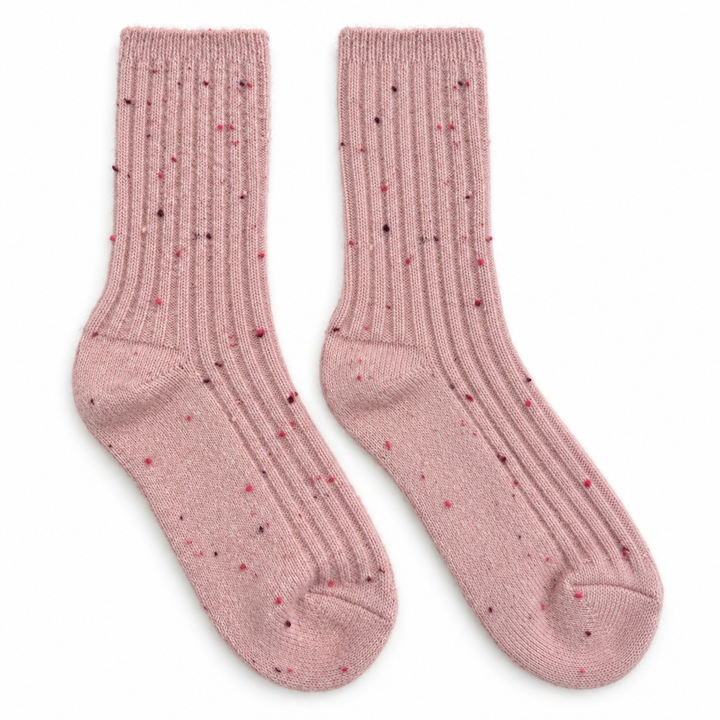 Wollsocken | Einfarbige Socken aus reiner Schurwolle für warme Füße zu Hause