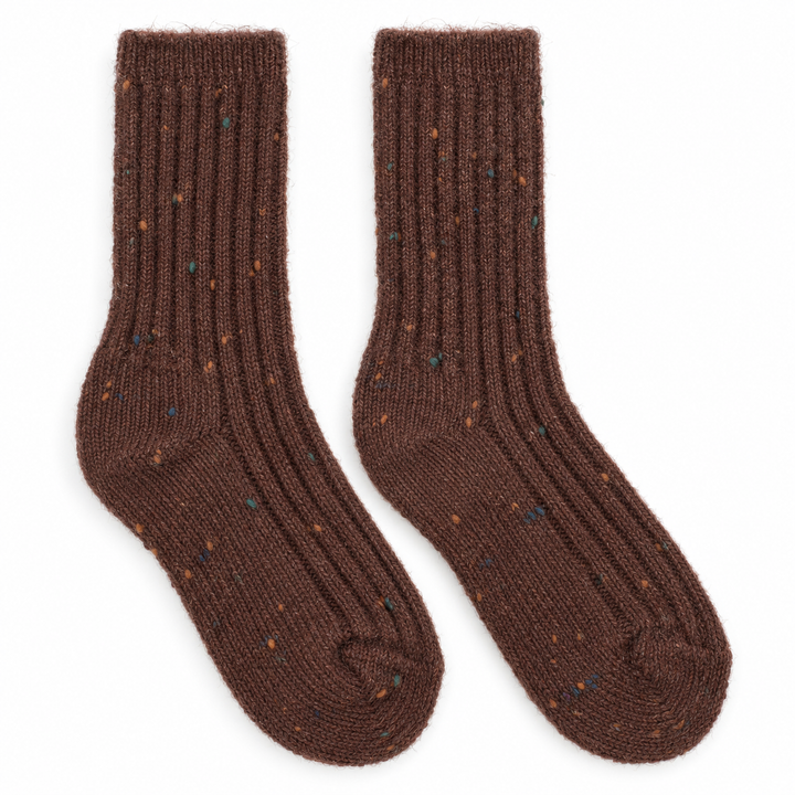 Wollsocken | Einfarbige Socken aus reiner Schurwolle für warme Füße zu Hause