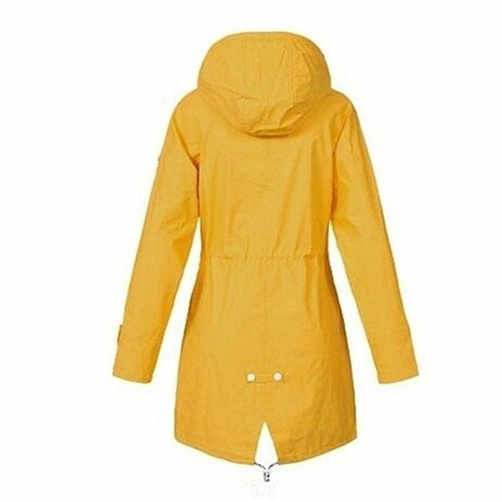 Damen Parka mit Reißverschluss | Lange Übergangsjacke mit bequemer Passform für Herbst &amp; Winter