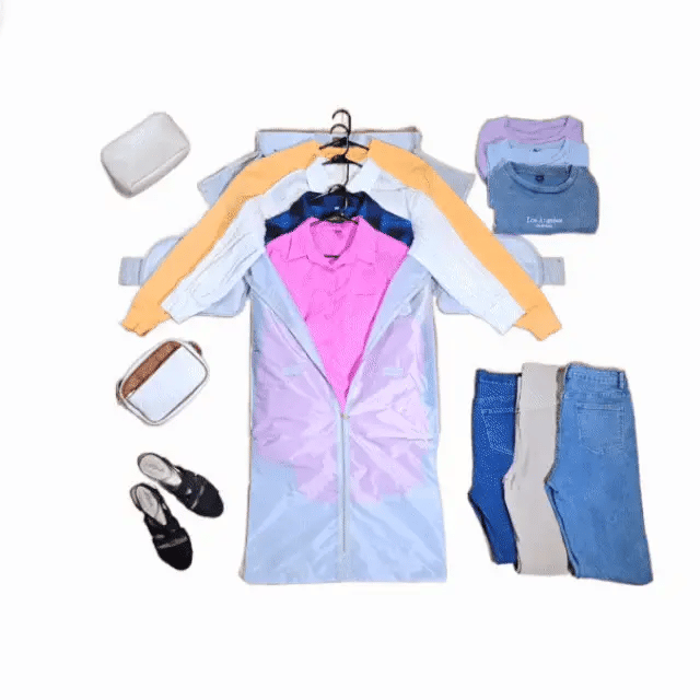 Koffer Organizer | 6-teiliges Packing-Cubes-Set mit Kompression und wasserabweisendem Material