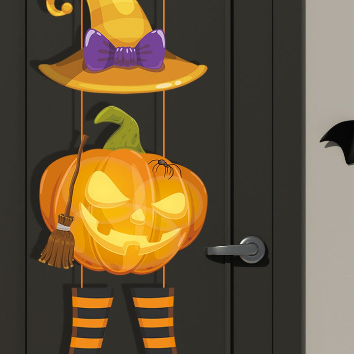 SpookyWelcome™ Doormort Halloween Door Hanger Set - 3/10 pcs.