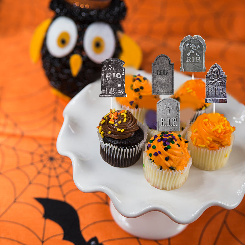 GespenstischeAufsätze™ Tombcake Halloween cupcake díszek