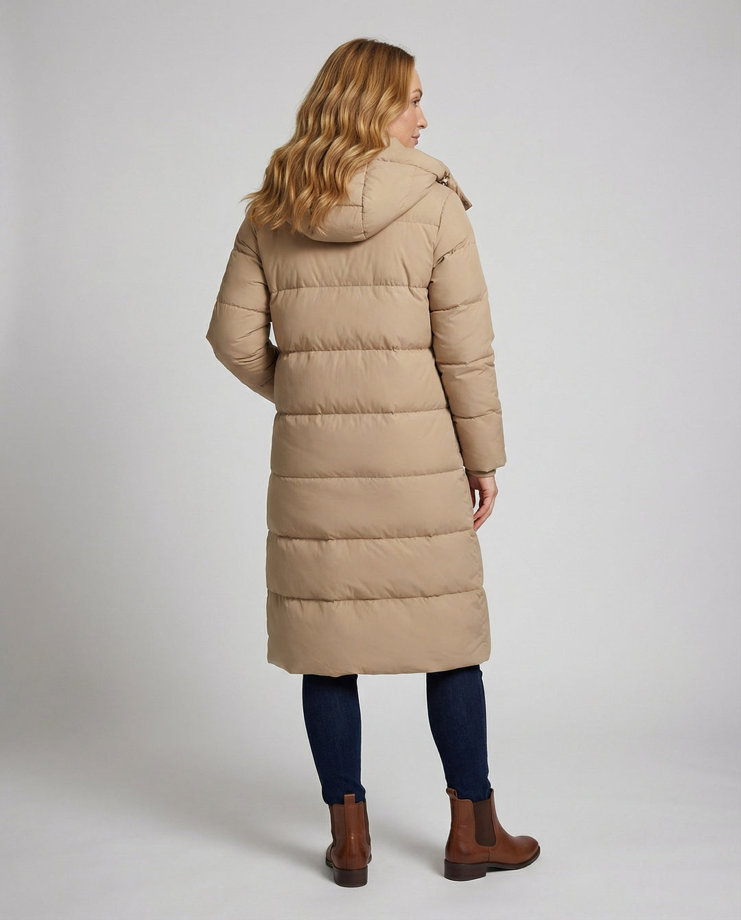 Damen Wintermantel mit abnehmbarer Kapuze | Warm gepolsterter Mantel für Alltag, Freizeit und besondere Anlässe im Winter