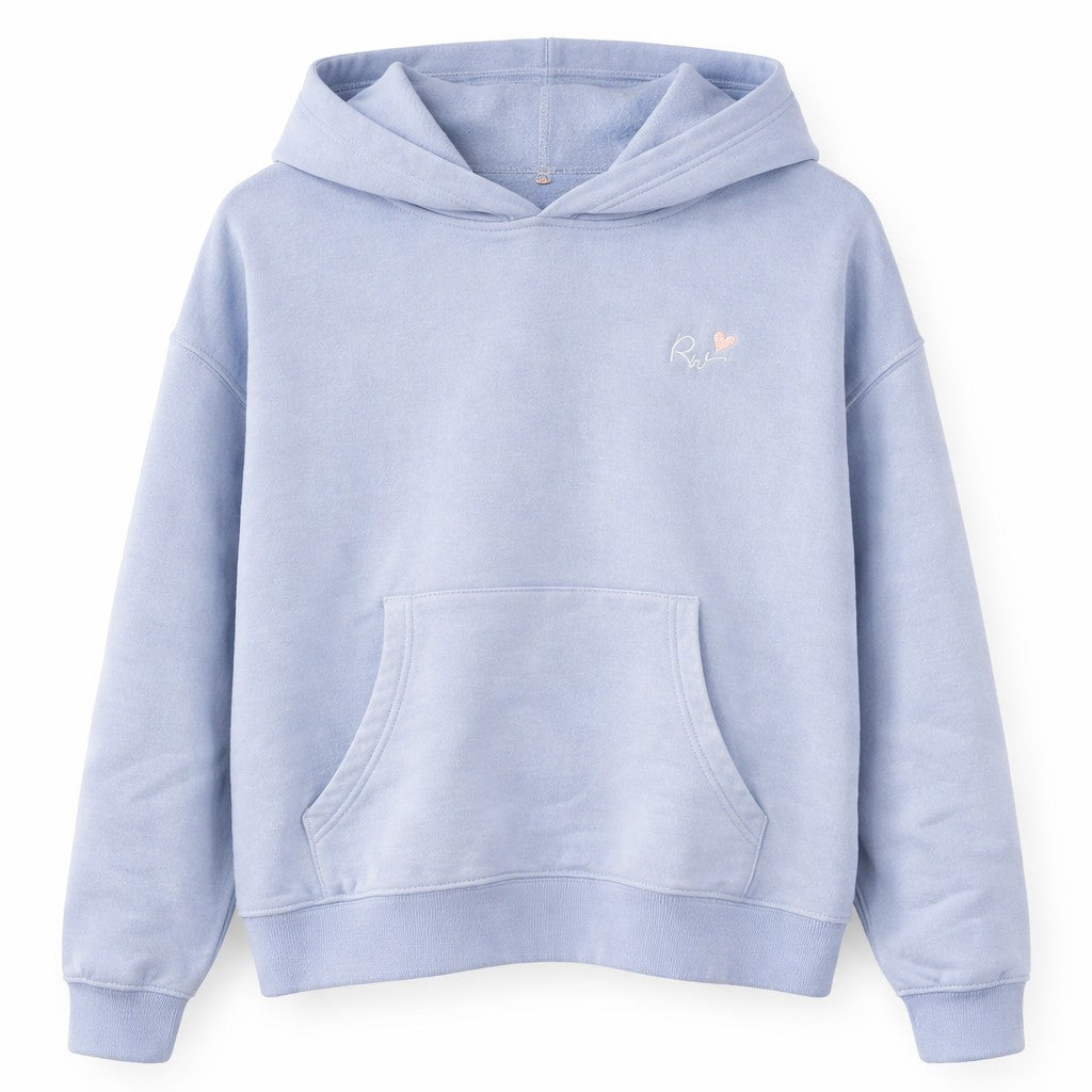 Damen Kapuzenpullover mit Print | Gerader Schnitt mit praktischen Eingrifftaschen für Alltag, Freizeit und entspannte Looks