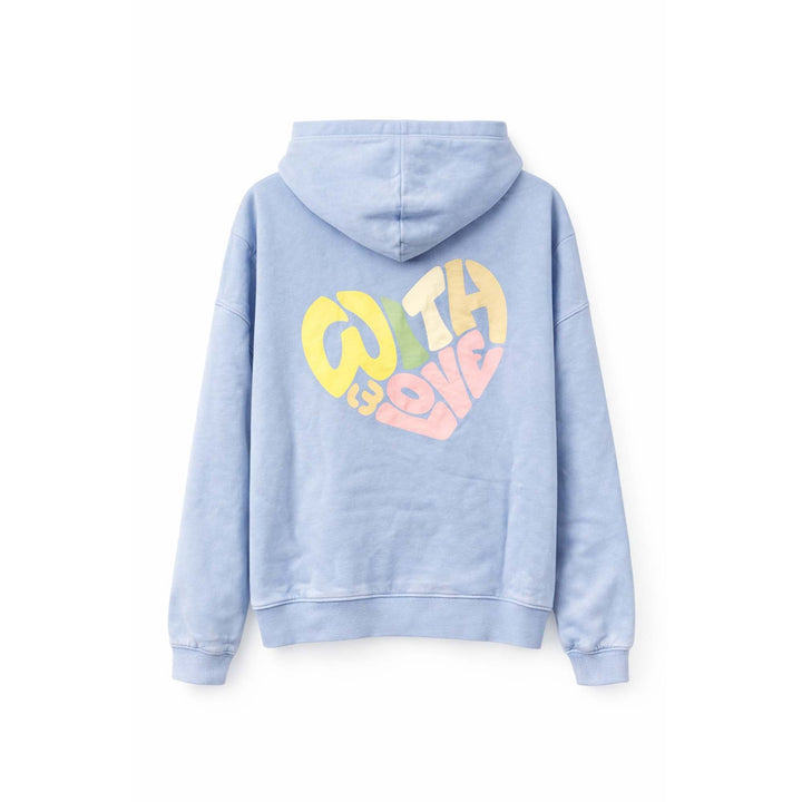 Damen Kapuzenpullover mit Print | Gerader Schnitt mit praktischen Eingrifftaschen für Alltag, Freizeit und entspannte Looks